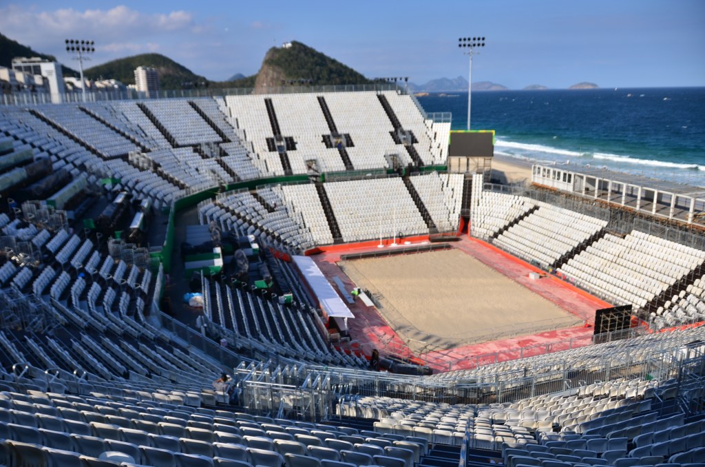Beach volleyball venue