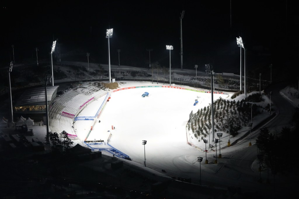 PYEONGCHANG-GUN, SOUTH KOREA - FEBRUARY 2: The general view of Alpensia Cross-Country Skiing Centre, venue for the Cross County Skiing and Nordic Combined in Alpensia Resort Park ahead of PyeongChang 2018 Winter Olympic Games on February 2, 2017 in Pyeongchang-gun, South Korea. (Photo by Chung Sung-Jun/Getty Images)