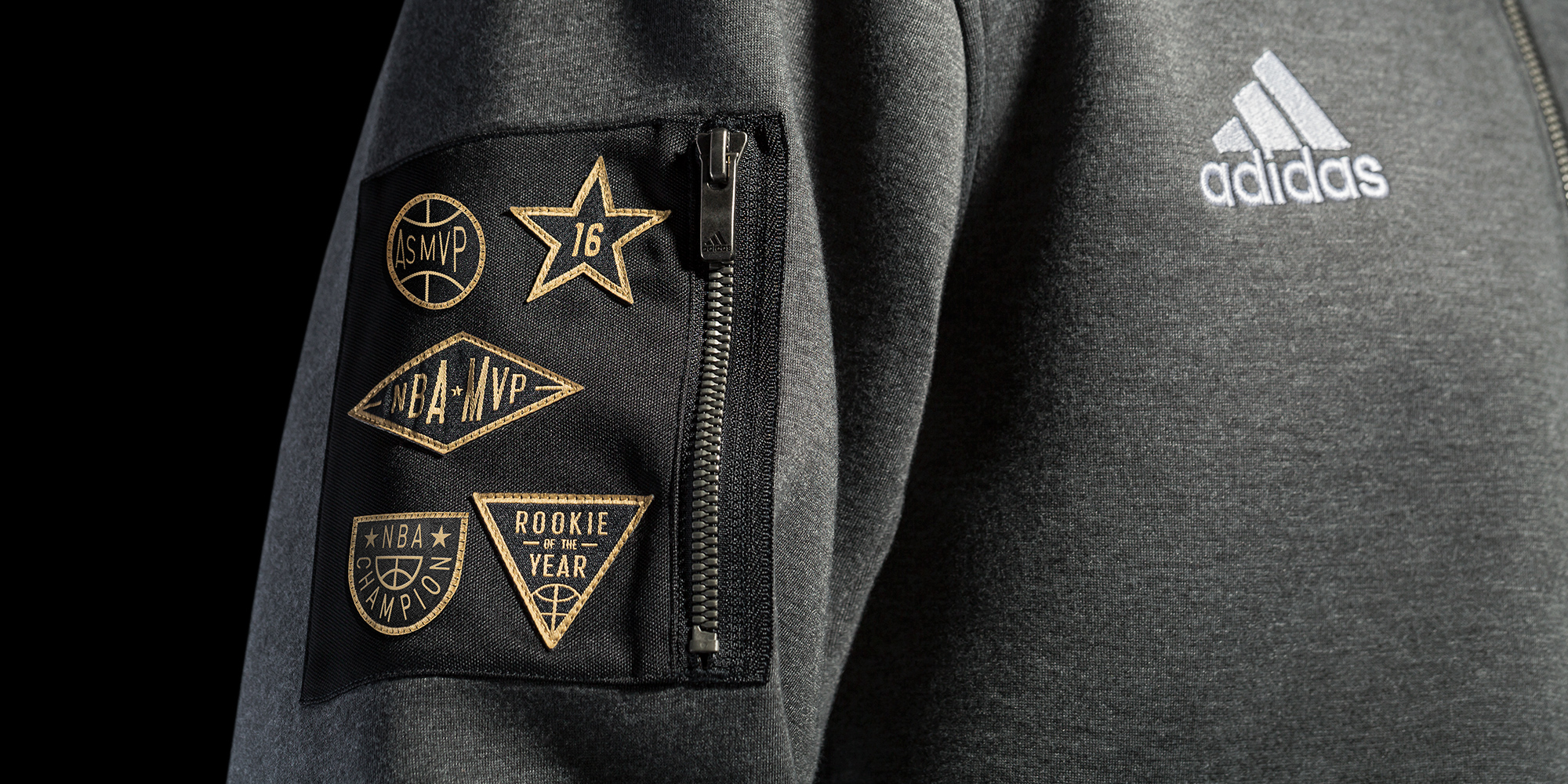 adidas-NBA All-Star Warm-Up Jacket Patch Detail H