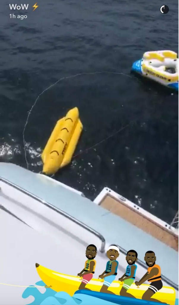 Banana boat snapchat