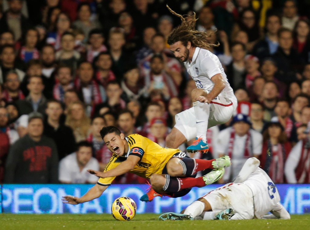 Britain Soccer USA Colombia