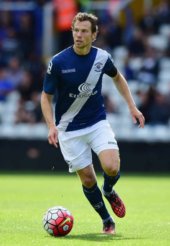 BIRMINGHAM, ENGLAND - AUGUST 01: Jonathan Spector of Birmingham City during the Pre-Season Friendly match between Birmingham City and Leicester City at St Andrews (stadium) on August 1, 2015 in Birmingham, England. (Photo by Shaun Botterill/Getty Images)