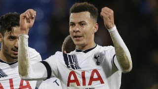 Tottenhams Dele Alli celebrates after the English Premier League soccer match between Crystal Palace and Tottenham Hotspur at Selhurst Park in London, Saturday Jan. 23, 2016. (AP Photo/Tim Ireland)