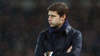 LONDON, ENGLAND - MARCH 02: Mauricio Pochettino Manager of Tottenham Hotspur stands dejected during the Barclays Premier League match between West Ham United and Tottenham Hotspur at Boleyn Ground on March 2, 2016 in London, England. (Photo by Clive Rose/Getty Images)