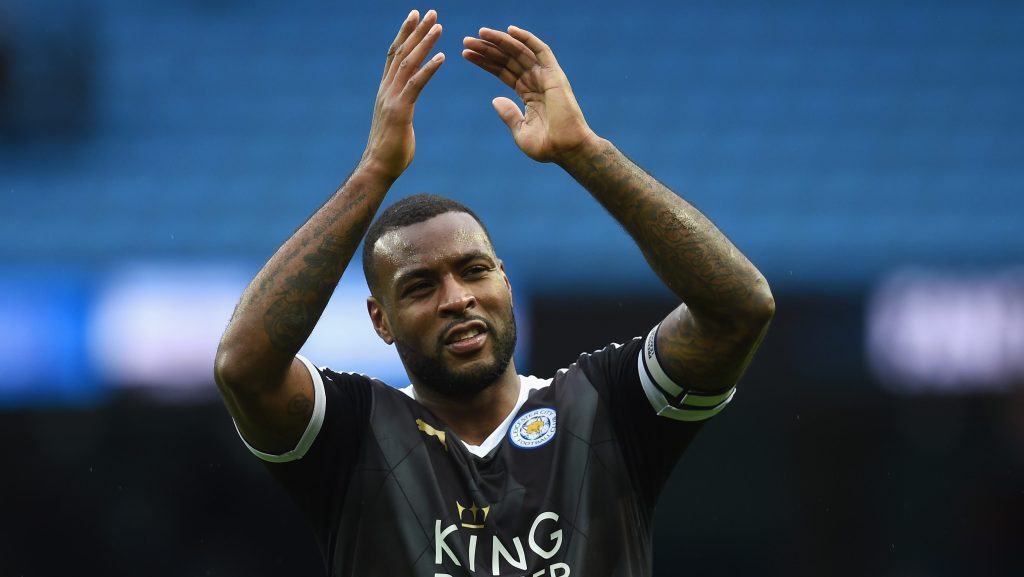 during the Barclays Premier League match between Manchester City and Leicester City at the Etihad Stadium on February 6, 2016 in Manchester, England.