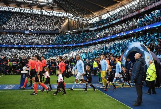 MANCHESTER, ENGLAND - APRIL 26: during the UEFA Champions League Semi Final first leg match between Manchester City FC and Real Madrid at the Etihad Stadium on April 26, 2016 in Manchester, United Kingdom. (Photo by Shaun Botterill/Getty Images)