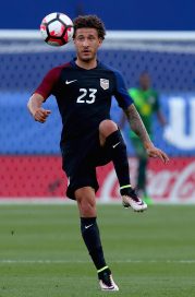 FRISCO, TX - MAY 25: Fabian Johnson #23 of the United States controls the ball against Ecuador during an International Friendly match at Toyota Stadium on May 25, 2016 in Frisco, Texas. (Photo by Tom Pennington/Getty Images)