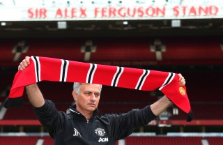 MANCHESTER, ENGLAND - JULY 5: New Manchester United manager Jose Mourinho during his introduction to the media at Old Trafford on July 5, 2016 in Manchester, England. (Photo by Dave Thompson/Getty Images)