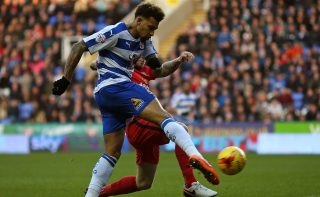 READING, ENGLAND - DECEMBER 20: Danny Williams of Reading scores the opening goal of the game during the Sky Bet Championship match between Reading and Blackburn Rovers on December 20, 2015 in Reading, United Kingdom. (Photo by Ben Hoskins/Getty Images)