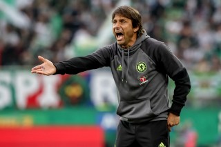 VIENNA, AUSTRIA - JULY 16: Head coach of Chelsea Antonio Conte gestures during an friendly match between SK Rapid Vienna and Chelsea F.C. at Allianz Stadion on July 16, 2016 in Vienna, Austria. (Photo by Matej Divizna/Getty Images)