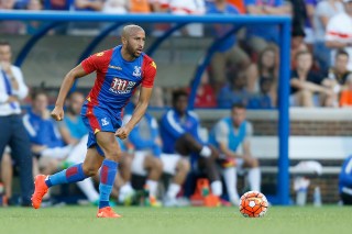CINCINNATI, OH - JULY 16: Andros Townsend #17 of Crystal Palace FC controls the ball during the match against FC Cincinnati at Nippert Stadium on July 16, 2016 in Cincinnati, Ohio. Crystal Palace FC defeated FC Cincinnati 2-0. (Photo by Kirk Irwin/Getty Images)