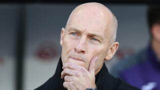 SWANSEA, WALES - NOVEMBER 26: Bob Bradley, Manager of Swansea City looks on prior to the Premier League match between Swansea City and Crystal Palace at Liberty Stadium on November 26, 2016 in Swansea, Wales. (Photo by Christopher Lee/Getty Images)