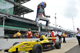 Urrutia celebrates. Photo: IMS Photography, LLC