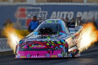 Courtney Force in action (Richard Shute/Auto Imagery)