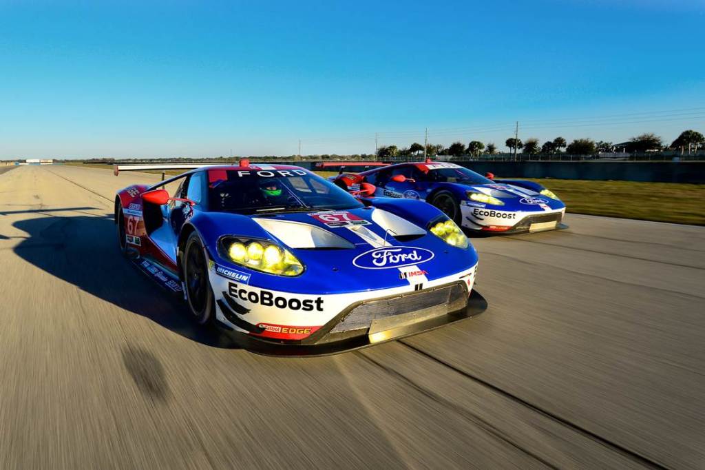 Ford GTs at Sebring. Photo courtesy of Michelin