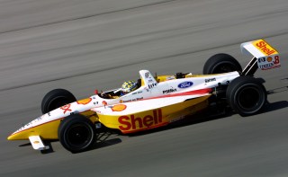 27 Apr 2001: Kenny Brack driving the Shell Team Rahal Ford Lola during practice for the Firestone Firehawk 600, round three of the CART (Championship Auto Racing Teams) FedEx Championship Series at the Texas Motor Speedway in Fort Worth, Texas. Digital Image. Mandatory Credit: Robert Laberge/ALLSPORT