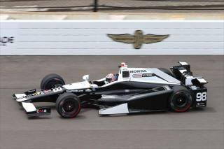 Rossi's early laps at Indy. Photo: IndyCar