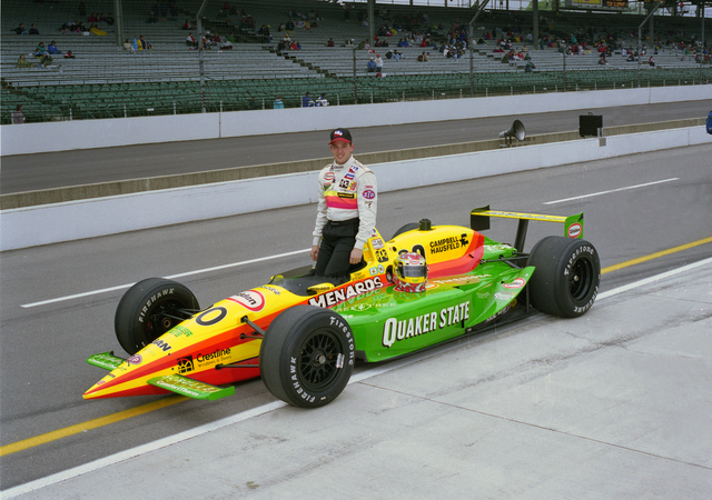 Stewart wound up starting first. Photo: IMS Archives
