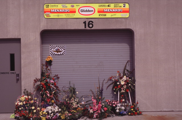 The Brayton garage. Photo: IMS Archives