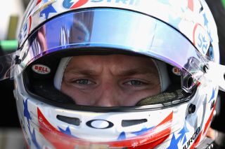 FORT WORTH, TX - JUNE 10: Josef Newgarden, driver of the #21 Fuzzy's Vodka Chevrolet, prepares to drive during practice for the Verizon IndyCar Series Firestone 600 at Texas Motor Speedway on June 10, 2016 in Fort Worth, Texas. (Photo by Patrick Smith/Getty Images for Texas Motor Speedway)