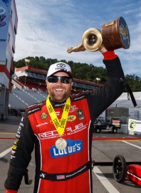 Shawn Langdon after his first win of the season last month at Bristol, Tennessee.