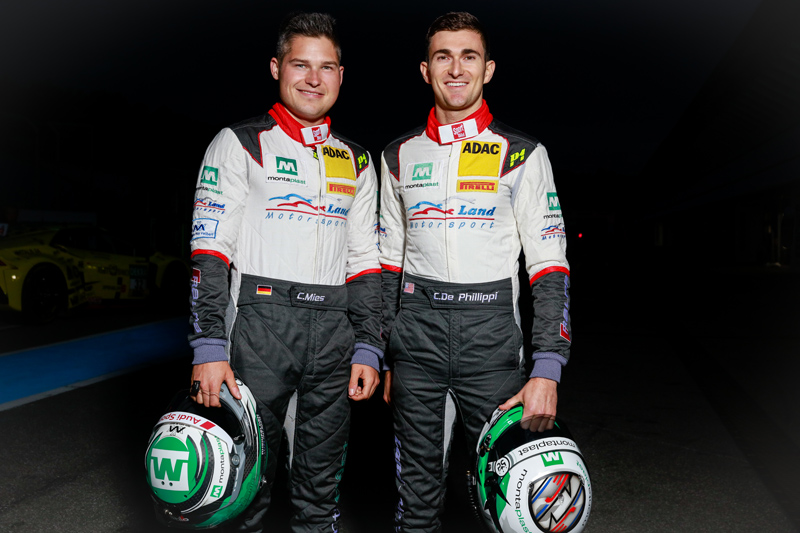 Mies and De Phillippi. Photo: 'Gruppe C'/Land Motorsport
