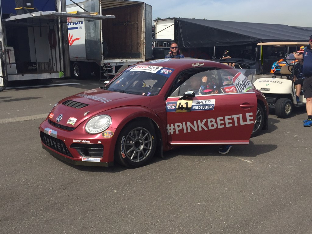 Speed's #PinkBeetle. Photo: Tony DiZinno
