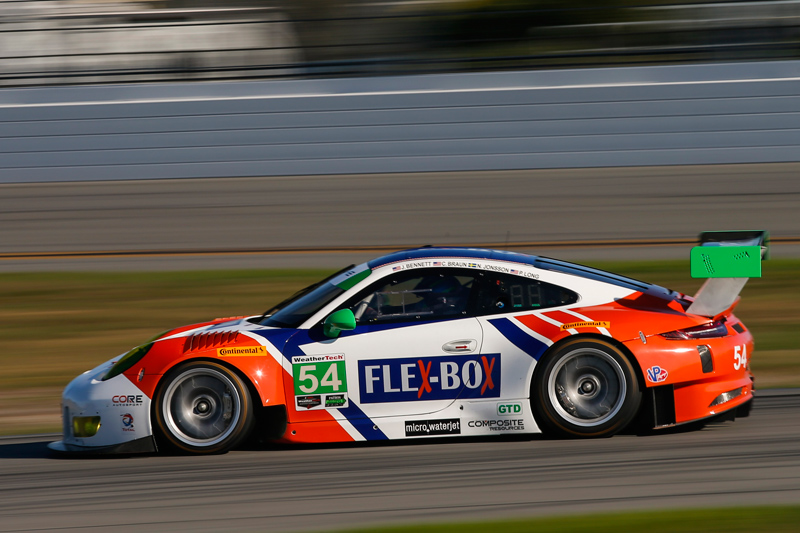 No. 54 CORE autosport Porsche 911 GT3 R. Photo courtesy of IMSA