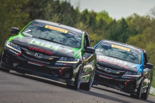 Fichter and Holbrook at CTMP. Photo: Shea Racing