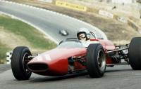 Bruce McLaren drives the #11 McLaren BRM M4B during the Daily Mail Race of Champions on 12 March 1967 at the Brands Hatch circuit in Fawkham, Great Britain. (Photo by Getty Images)
