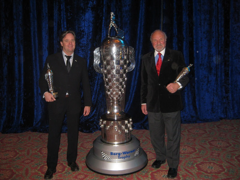 Jimmy Vasser and Kevin Kalkhoven. Photo courtesy KV Racing Technology