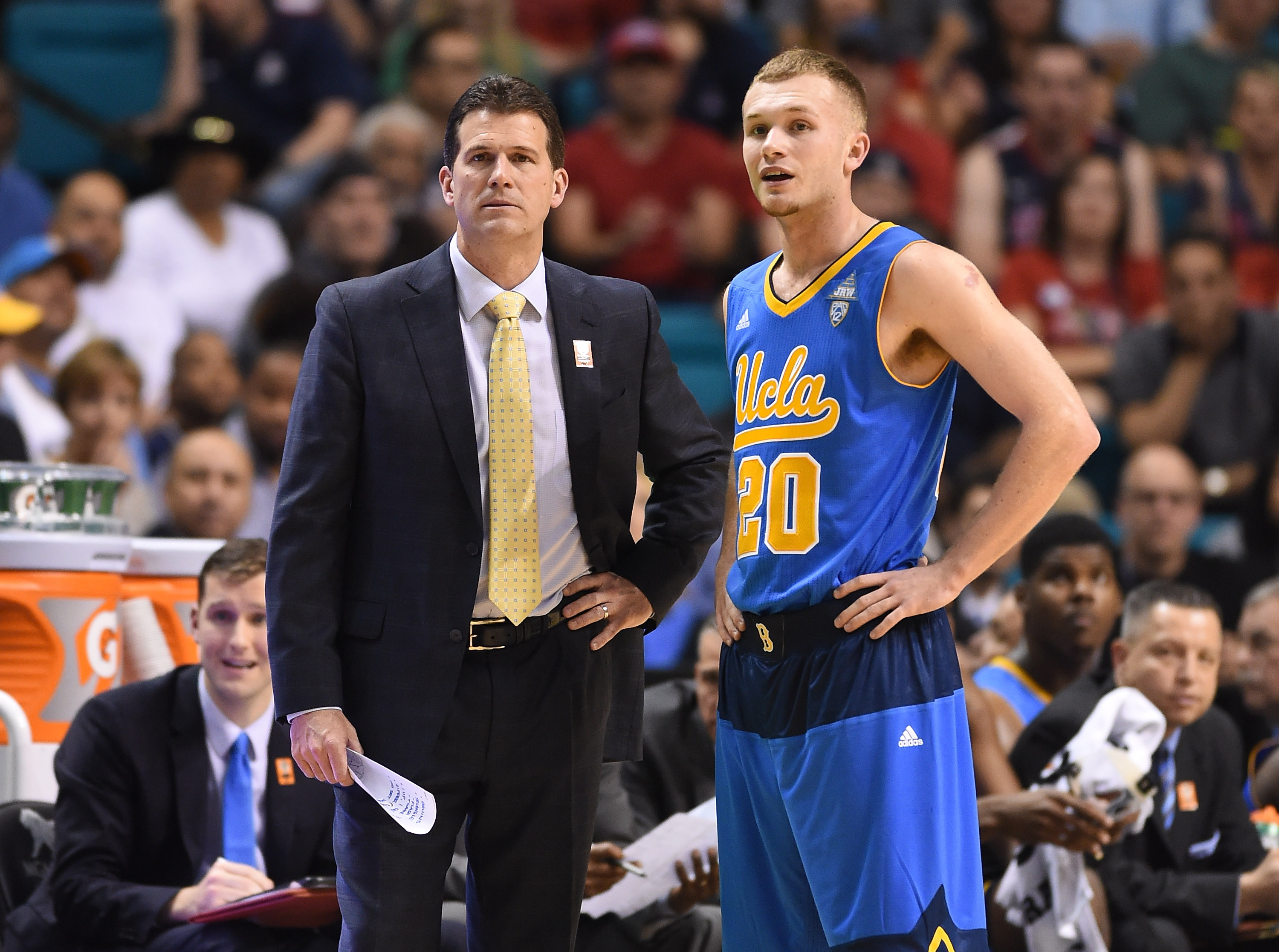 Bryce and Steve Alford, Ethan Miller/Getty Images