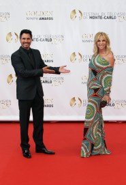 US actor Don Diamont poses with his wife