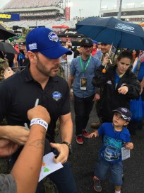 2015 Jimmie Johnson and boy