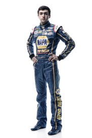 poses for a portrait during NASCAR Media Day at Daytona International Speedway on February 16, 2016 in Daytona Beach, Florida.