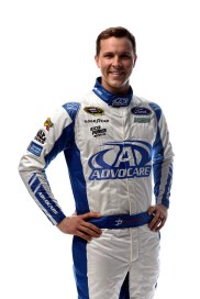 DAYTONA BEACH, FL - FEBRUARY 16: NASCAR Sprint Cup Series driver Trevor Bayne poses for a portrait during NASCAR Media Day at Daytona International Speedway on February 16, 2016 in Daytona Beach, Florida. (Photo by Jared C. Tilton/Getty Images)