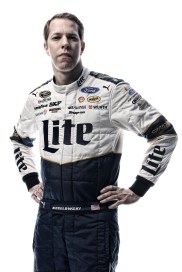 DAYTONA BEACH, FL - FEBRUARY 16: (EDITOR'S NOTE: This image has been processed using digital filters.) NASCAR Sprint Cup Series driver Brad Keselowski poses for a portrait during NASCAR Media Day at Daytona International Speedway on February 16, 2016 in Daytona Beach, Florida. (Photo by Jared C. Tilton/Getty Images)