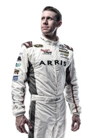 DAYTONA BEACH, FL - FEBRUARY 16: (EDITOR'S NOTE: This image has been processed using digital filters.) NASCAR Sprint Cup Series driver Carl Edwards poses for a portrait during NASCAR Media Day at Daytona International Speedway on February 16, 2016 in Daytona Beach, Florida. (Photo by Jared C. Tilton/Getty Images)