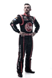 poses for a portrait during NASCAR Media Day at Daytona International Speedway on February 16, 2016 in Daytona Beach, Florida.
