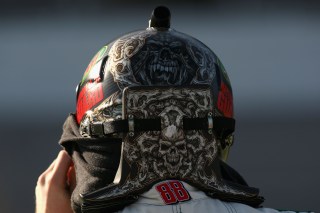 FORT WORTH, TX - OCTOBER 31: Dale Earnhardt Jr., driver of the #88 AMP Energy/National Guard Chevrolet, stands on pit road during qualifying for the NASCAR Sprint Cup Series Dickies 500 at Texas Motor Speedway on October 31, 2008 in Fort Worth, Texas. (Photo by Ronald Martinez/Getty Images)