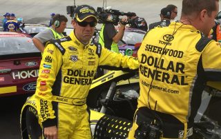 Matt Kenseth at Bristol in August. (Photo: Dustin Long)