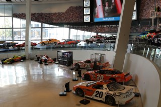 The "Smoke: A Tribute to Tony Stewart" display.